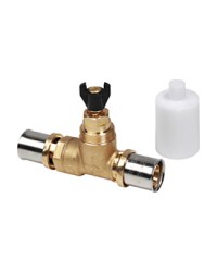 PRESSARE: RUBINETTO DI INTERCETTAZIONE A VITONE  ø 16