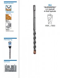 PUNTA PER MURO ø14 X 460mm SDS-PLUS