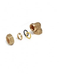 RACCORDO CURVO 90° FILETTATO FEMMINA, PER TUBI IN RAME -...