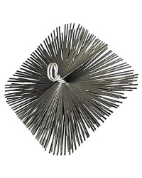 SCOVOLO QUADRATO PER CAMINO 250 x 250 mm