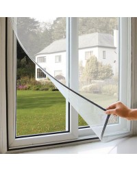 ZANZARIERA CON VELCRO PER FINESTRE 130 x 150 cm