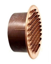 GRIGLIA DI AREAZIONE D 120 RAME con bocchello PLASTICA