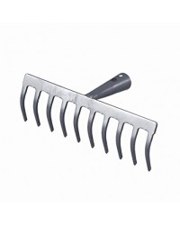 RASTRELLO IN ACCIAIO verniciato 10 DENTI tipo pesante...