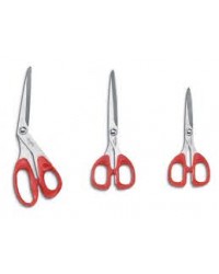 Forbici multiuso Ausonia manico Abs rosso media7,5"