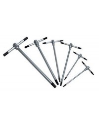 Assortimento 6 chiavi a  Ti a 3 teste Torx LTI