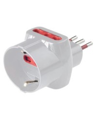 SPINA TRIPLA + SCHUKO 10A con limitatore