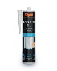 SILICONE ACETICO FORZA 10 SIGILL resistente alla muffa