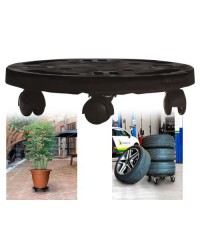 Carrello con ruote diam. 40 portata kg 275 in polipropilene