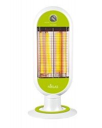 STUFA AL CARBONIO NIKLAS  1000W 2 CANDELE