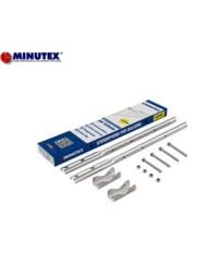 STAFFE STENDIBIANCHERIA PER BALCONE ZINCATO