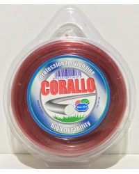 FILO DECESPUGLIATORE quadro  MM2,4 X MT60 Corallo