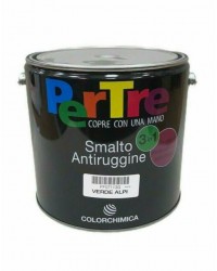 SMALTO Pertre  ANTIRUGGINE 2,5lt: colori forti e...