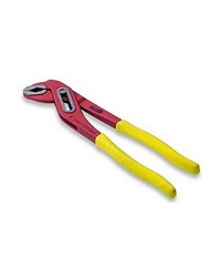 PINZA GIRATUBI POLIGRIP  REGOLABILE ROSSA - 175 mm